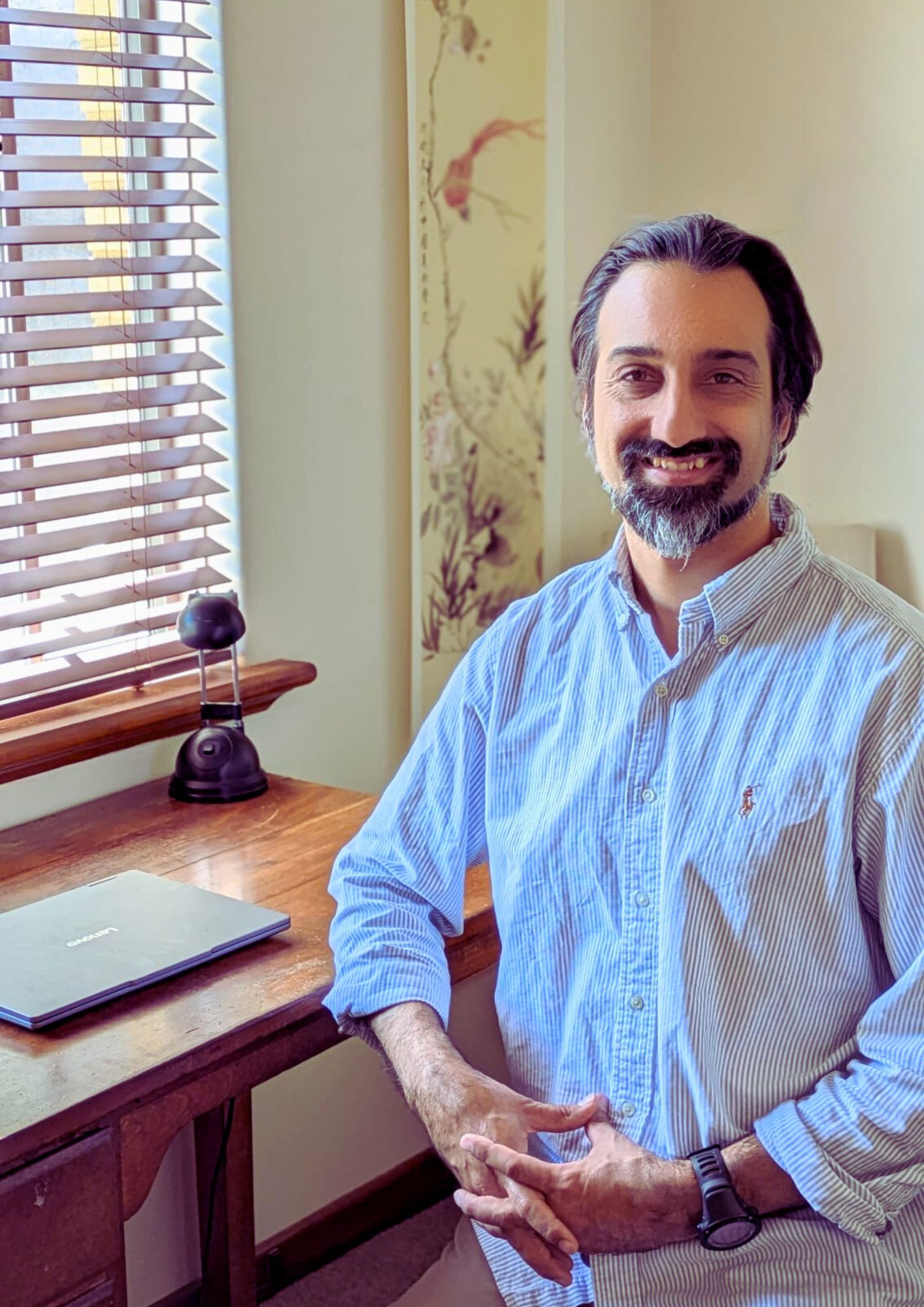 Dr Maaz Ali Tariq in his South Fremantle clinic
